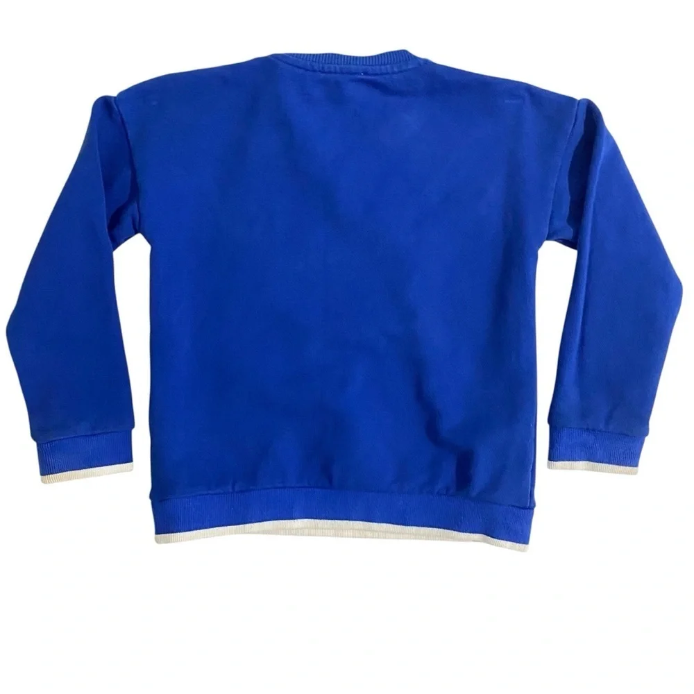 Moschino Bear Logo Sweatshirt Toddler Boys 3T Royal Blue